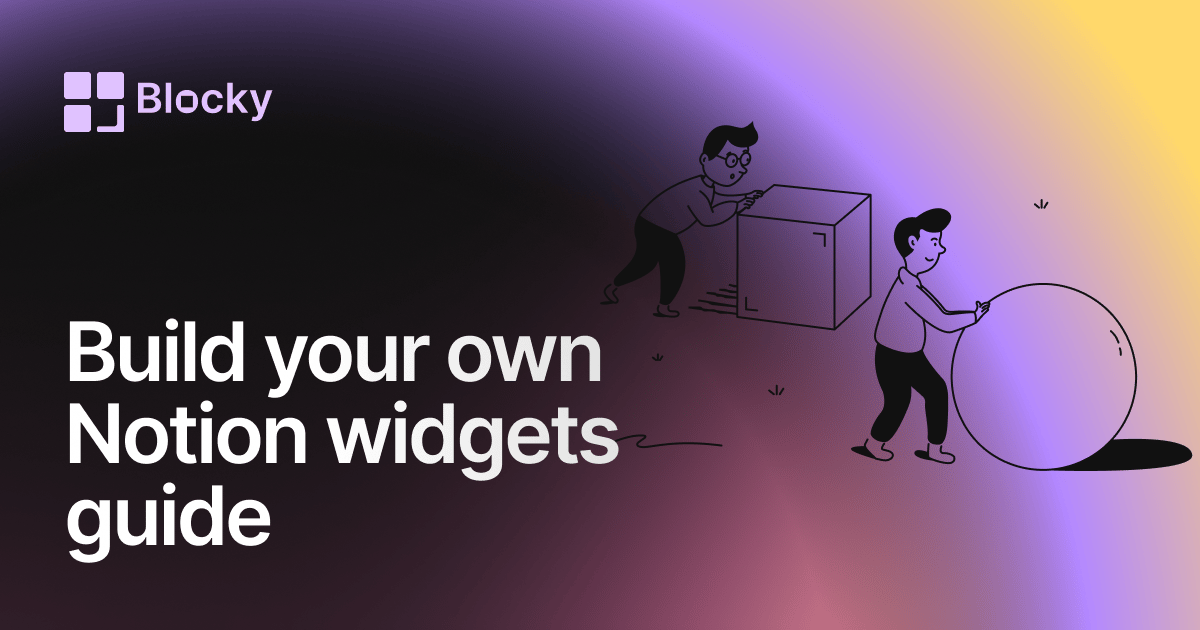 Build Your Own Notion Widget with HTML and CSS