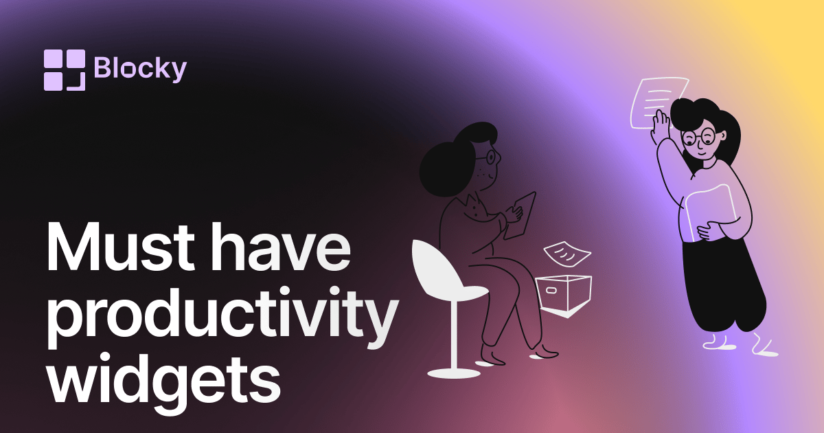Best Notion Widgets for Productivity Dashboards