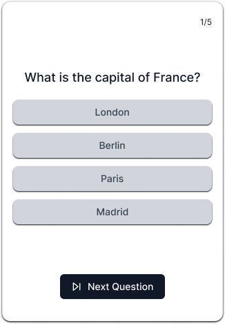 Quiz Flashcards