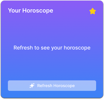 Gradient Horoscope