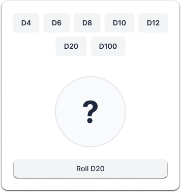 Minimalist Dice