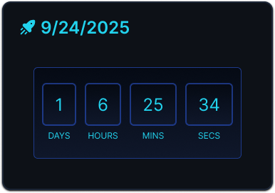 Space Countdowns
